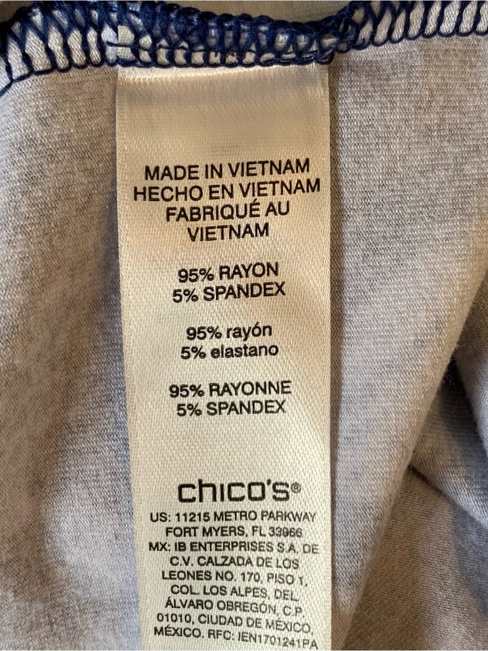 New Chico’s Tropical Beachy Maxi Dress Blue Chico’s 0 - Picture 6 of 7